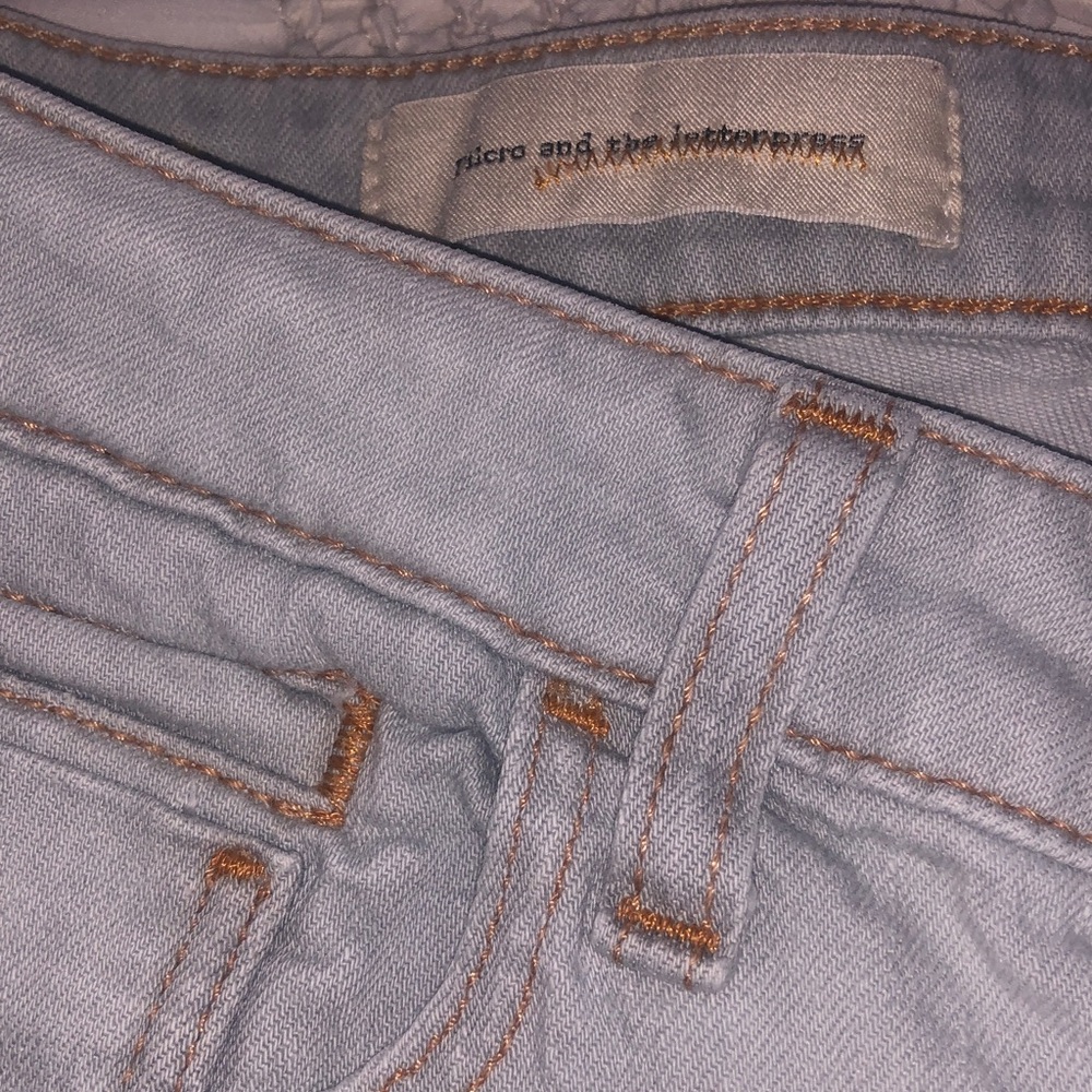 Pilcro and the Letterpress light blue Straight Leg Jeans - Picture 6 of 7